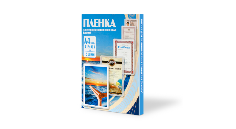 Office Kit Пакетная пленка 216x303 60 мкм