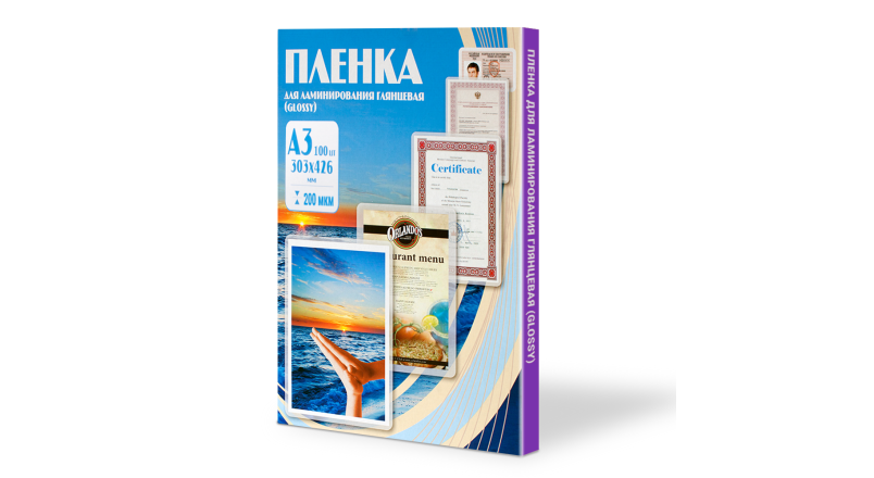 Office Kit Пакетная пленка 303x426 200 мкм