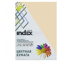 Бумага цветная Index Color, А4, 80г/м2, 100л, песочный (16)