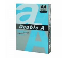 Бумага цветная DOUBLE A, А4, 80г/м2, 500л, интенсив, синяя