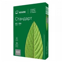 Бумага Илим Стандарт, А3, марка C, 80г/м2, 500л